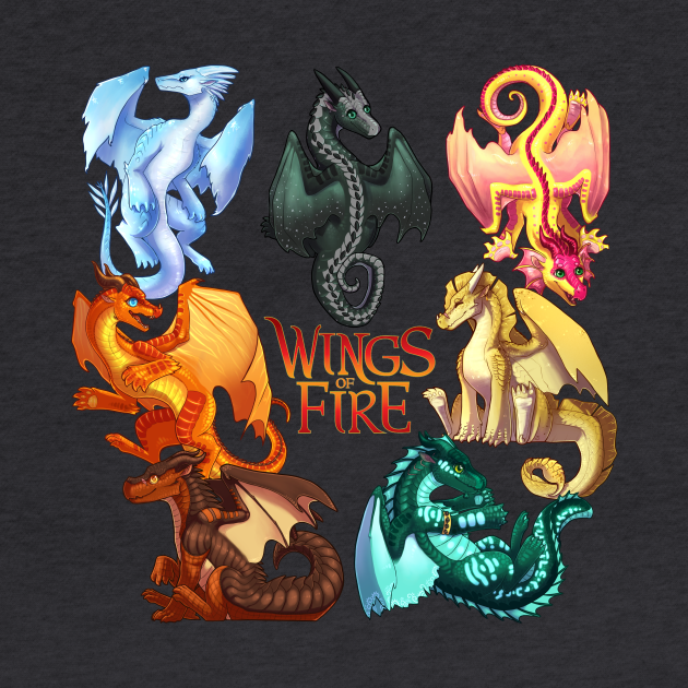 Wings of Fire: Jade Winglet Dragonets (with Logo) - Dragon - Hoodie